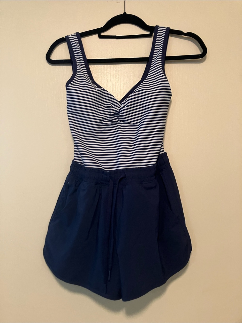 Abercrombie and Fitch YPB striped tank leisure romper size XS
